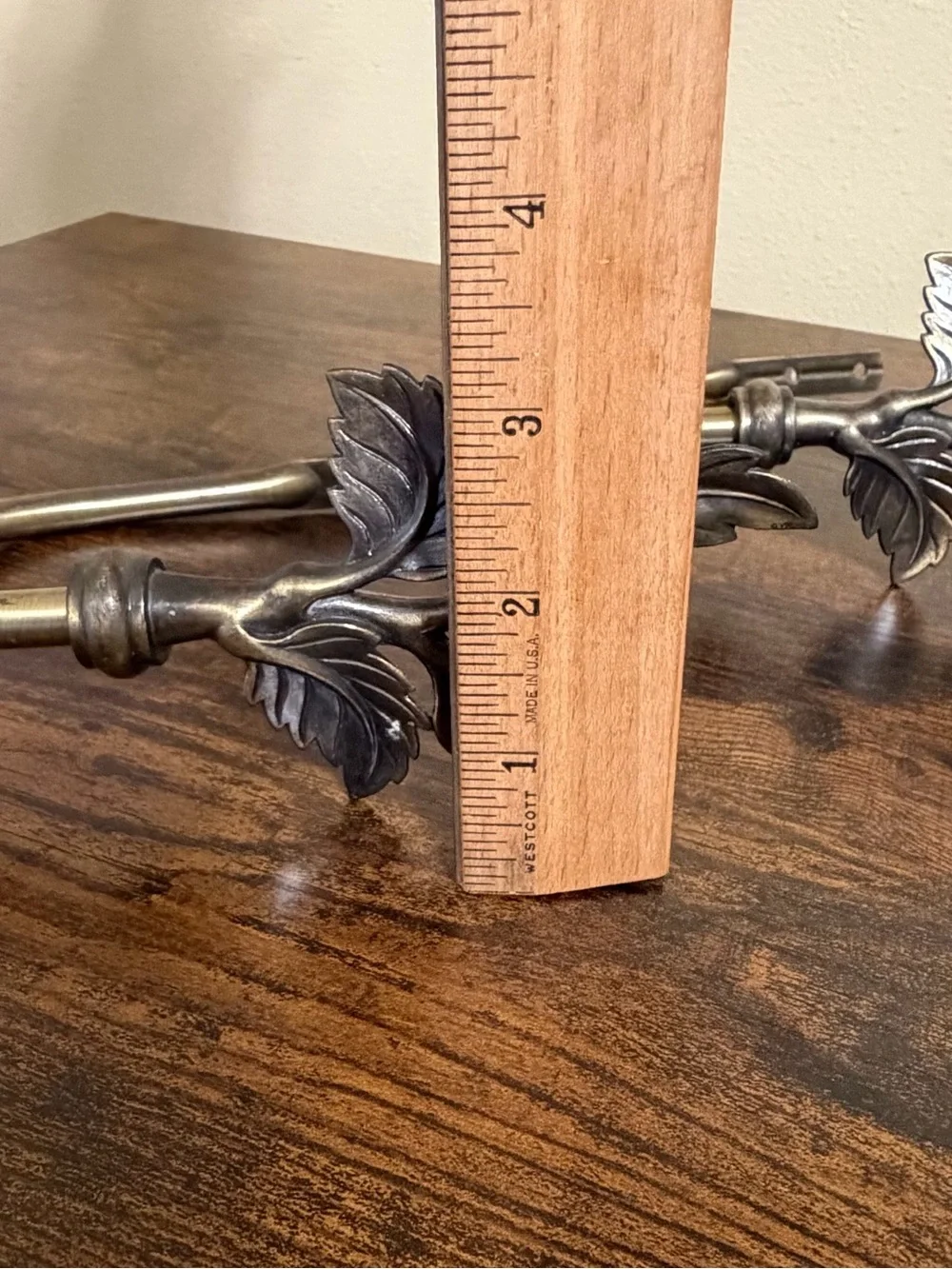 Vintage Brass Plated Curtain Tie Backs